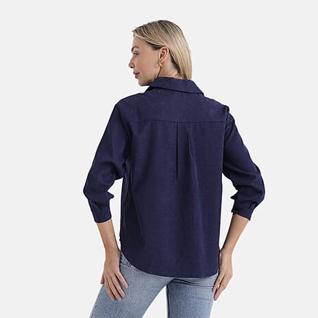 & Maisi Shirt (Size - XL) - Navy Blue