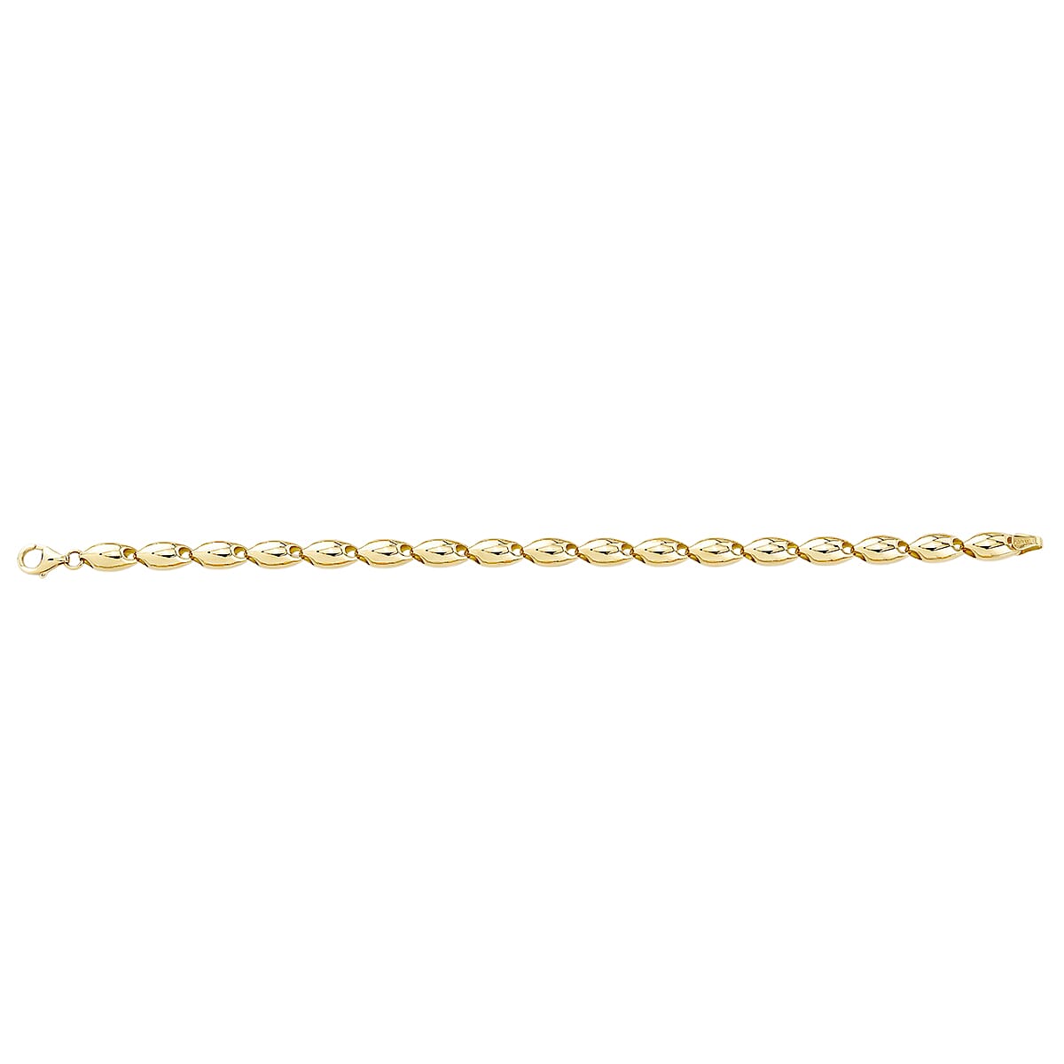 9K Yellow Gold Bracelet (Size - 8), Gold Wt.5.45 Gms