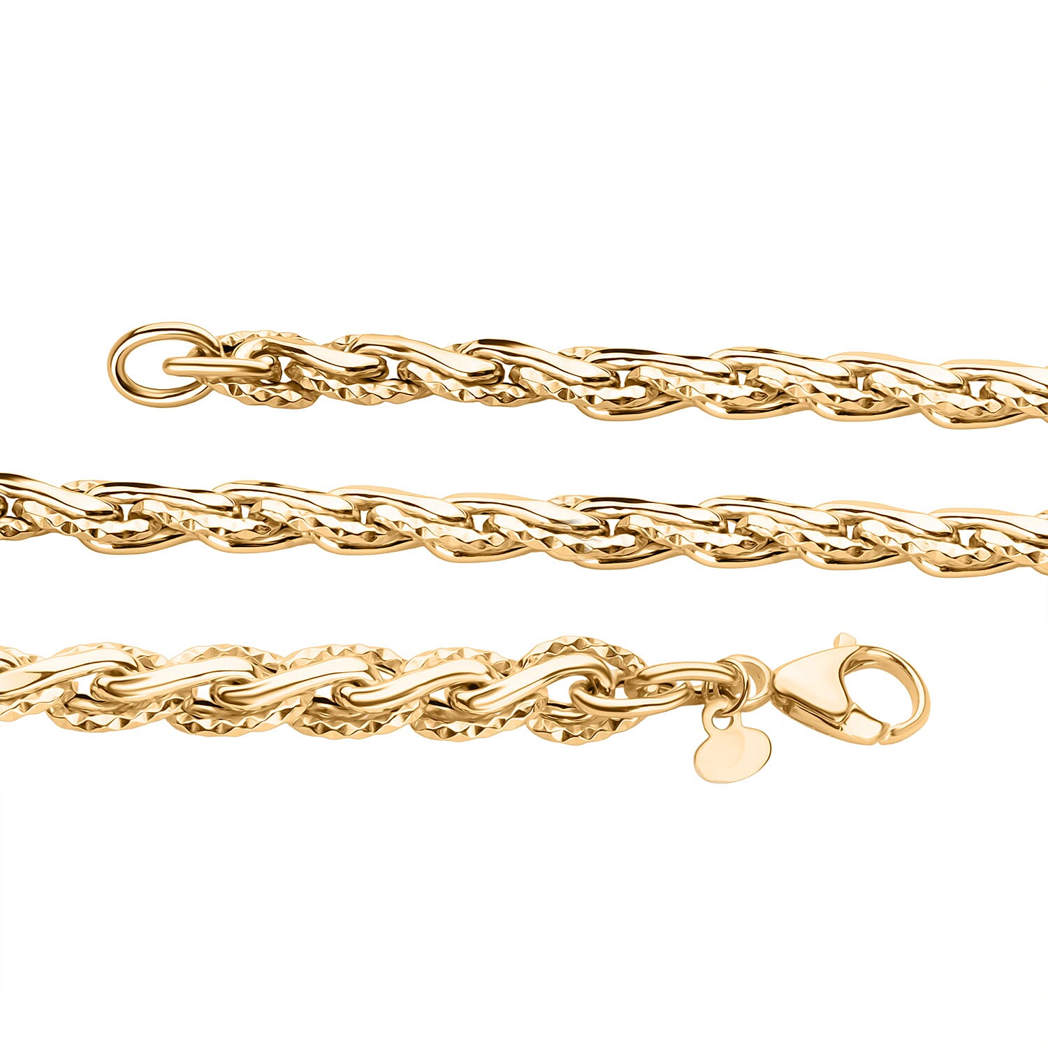 Maestro Collection - 9K Yellow Gold Bracelet (Size - 7.5) with Lobster Clasp, Gold Wt. 4.50 Gms