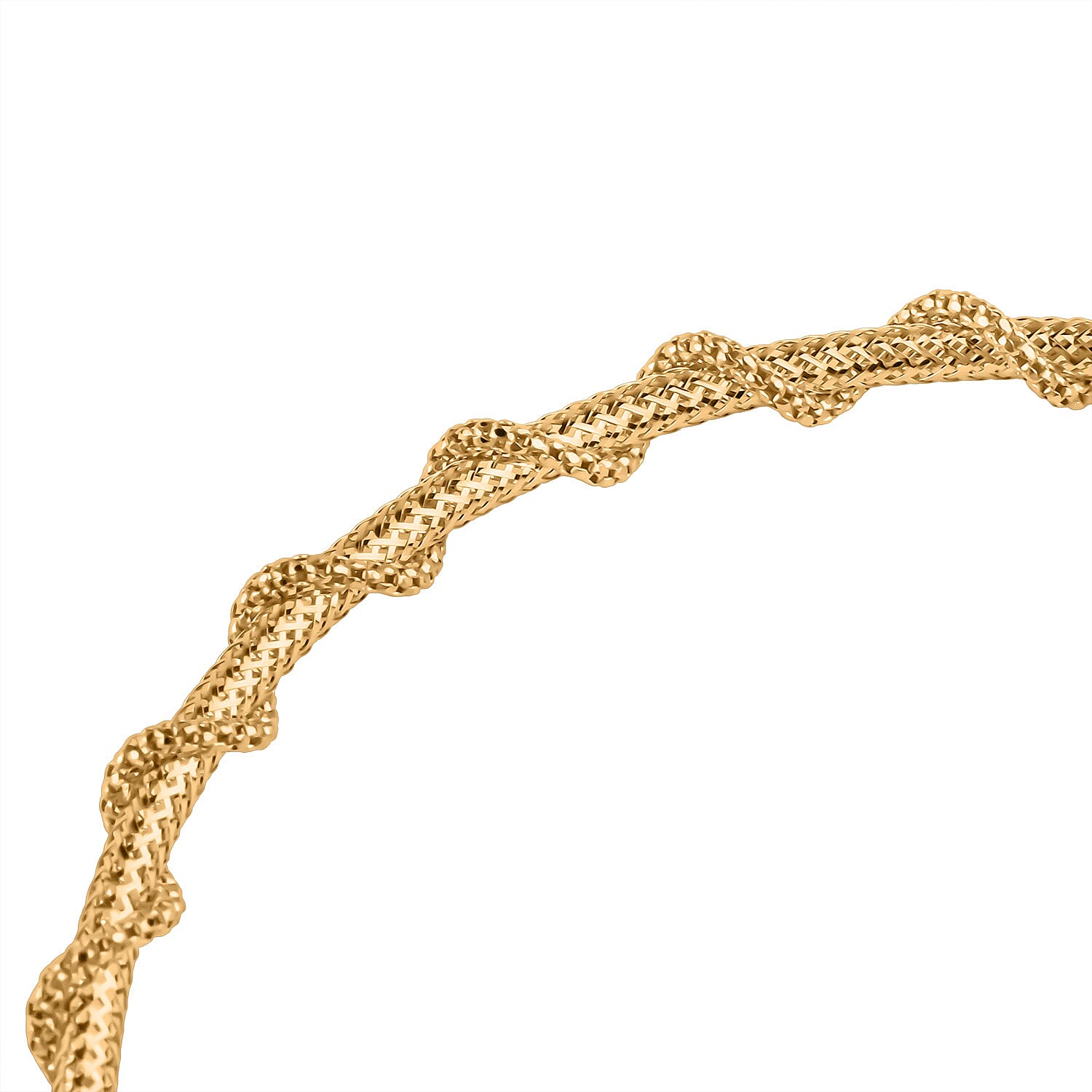 Maestro Collection - 9K Yellow Gold Stretchable Bracelet (Size - 7.5) 1.70 gram