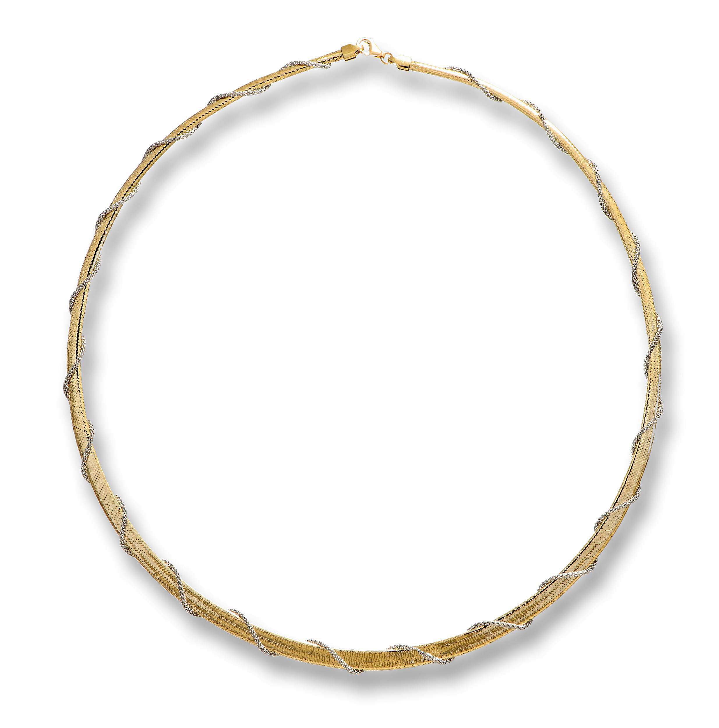 9K Yellow Gold Necklace (Size - 18-2 Inch Ext)