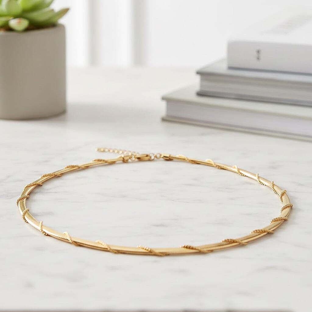 Maestro Collection - 9K Yellow Gold Necklace (Size - 18-2 Inch Ext) 4.51 Gram