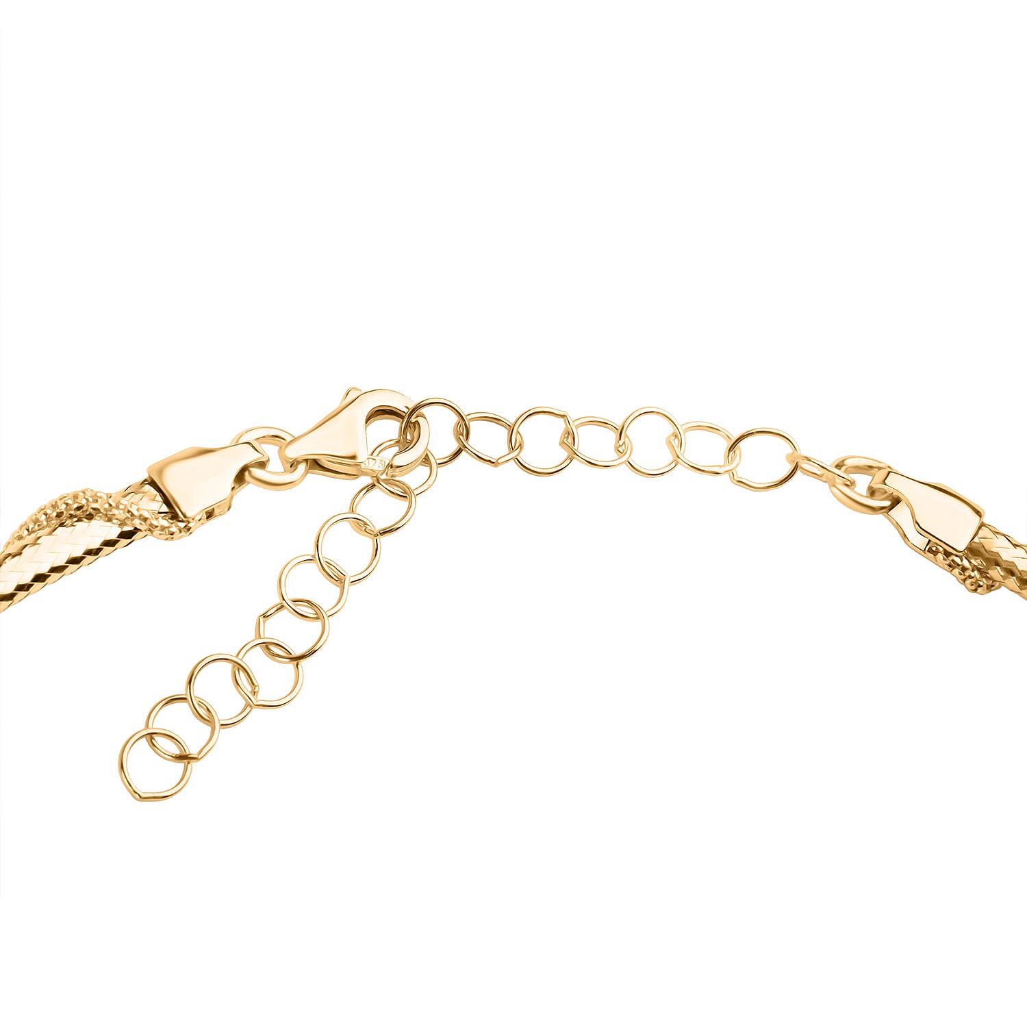 Maestro Collection - 9K Yellow Gold Necklace (Size - 18-2 Inch Ext) 4.51 Gram