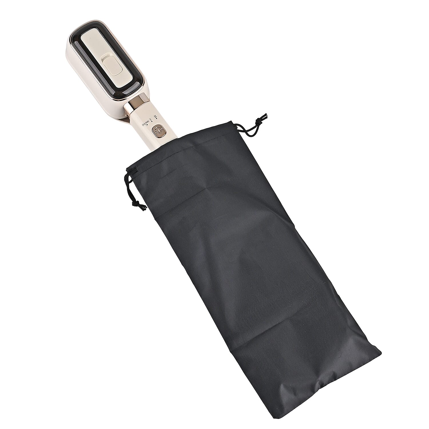 LIVMORE Handheld Garment Steamer (1000W) - 180Degree Rotatable Panel for Vertical & Flat Ironing - 60ML Transparent Water Tank - Beige