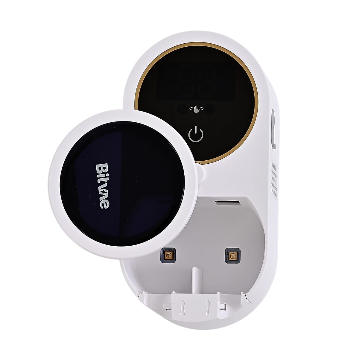 Bitvae Toothbrush Cleaner, UV-C Cleaning and Air Drying, LED Smart Screen with 30-Day Battery Life