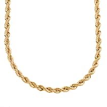 9K Yellow Gold 3.6MM Rope Chain with Lobster Clasp 30 Inch 9g
