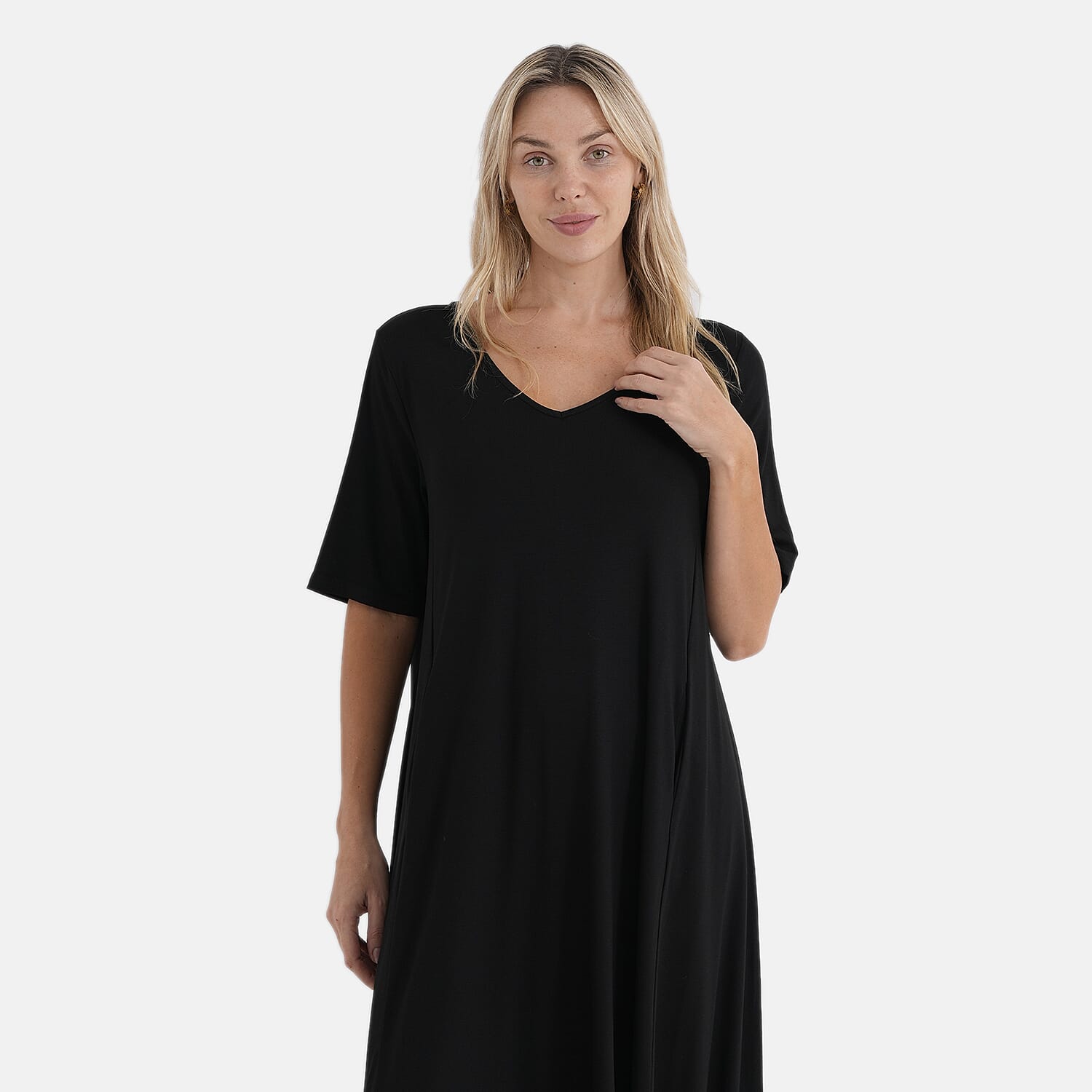 La Marey Stretch Jersey Top with Side Pockets