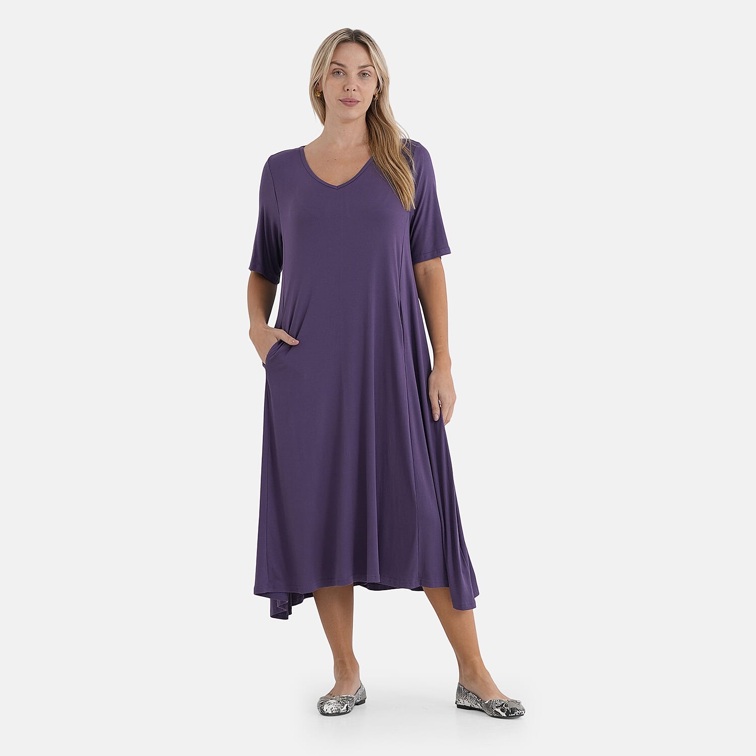 La Marey Stretch Jersey Top with Side Pockets