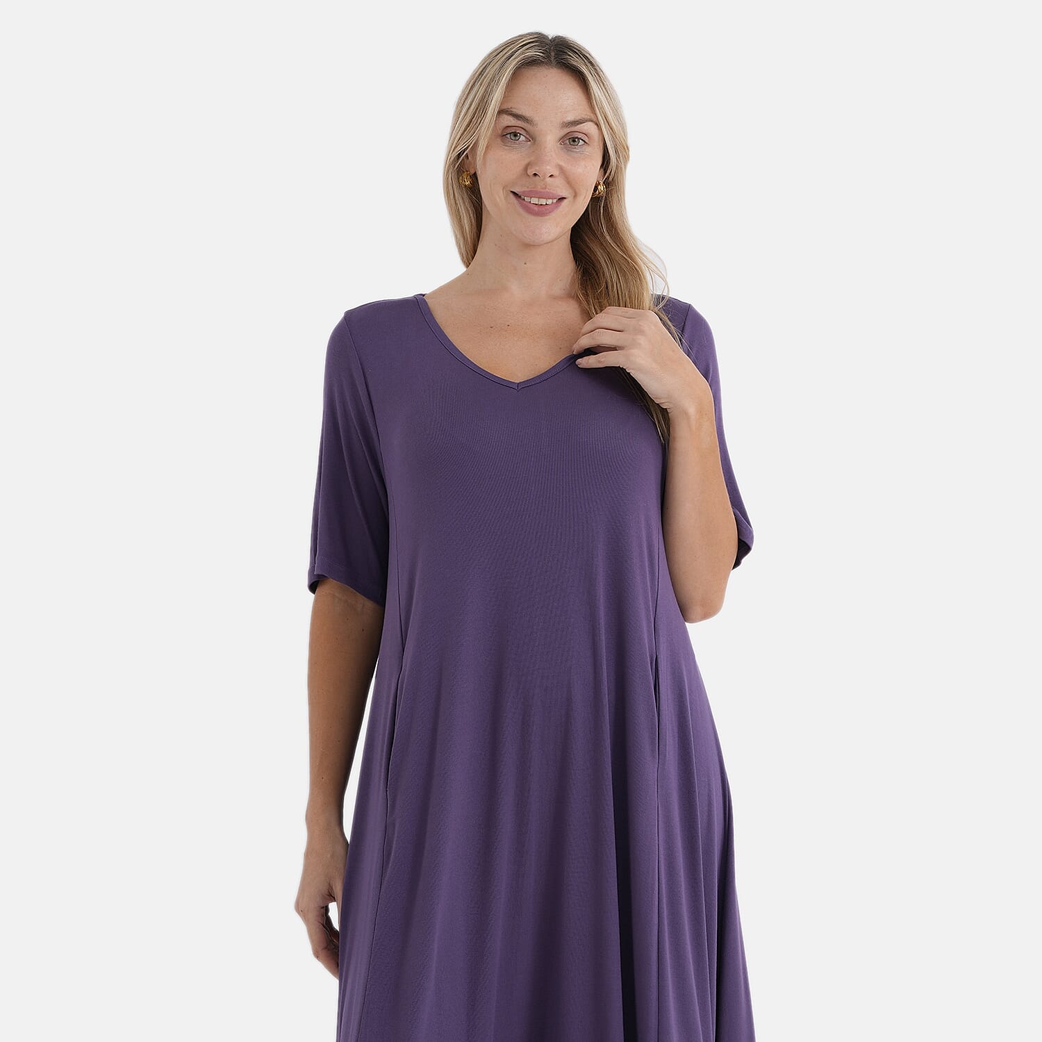 La Marey Stretch Jersey Top with Side Pockets