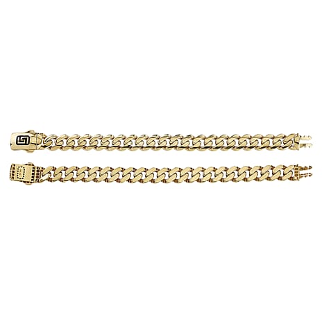 9K Yellow Gold Bracelet (Size - 8), Gold Wt.13.76 Gms