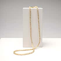 9K Yellow Gold Mesh Necklace 20 Inch