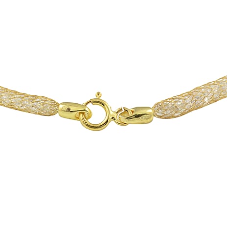 Maestro Collection -9K Yellow Gold Crochet Necklace (Size - 20)