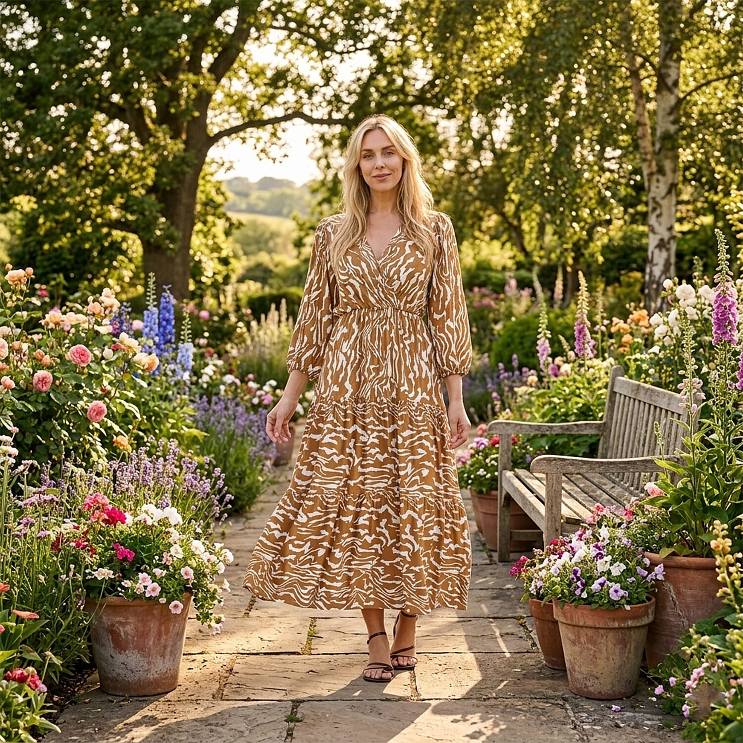 La Marey Printed Dress