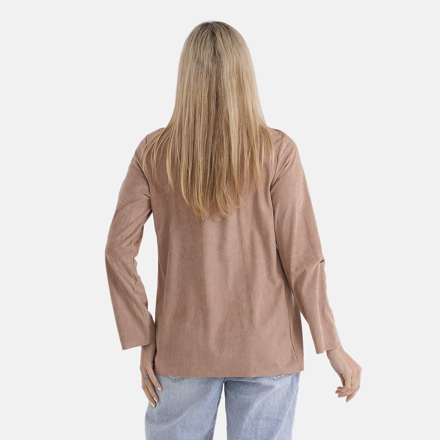 & Maisi Classic Knitted Structured Drape Cardigan