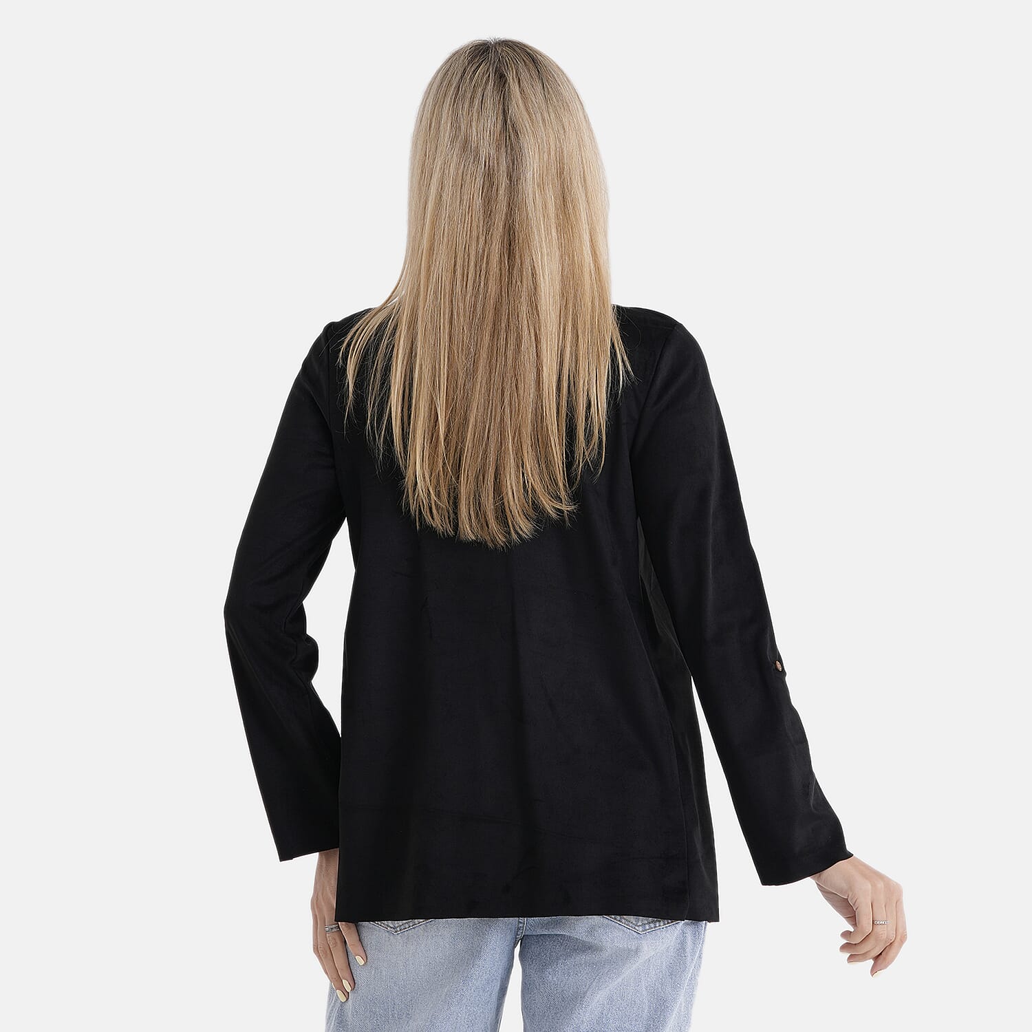 & Maisi Classic Knitted Structured Drape Cardigan
