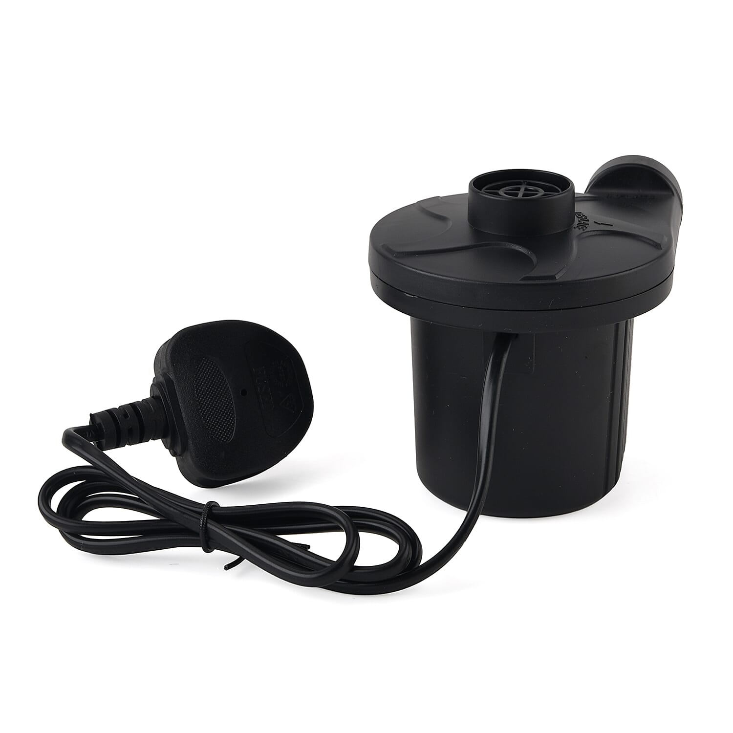 Multi-Purpose 50W High-Volume AC Electric Air Pump - 400L-Min 0.7Psi Fast Air Pump for Mattresses Pools Toys - Black
