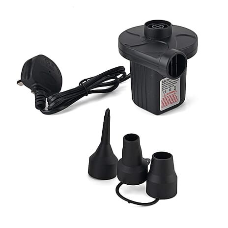 Multi-Purpose 50W High-Volume AC Electric Air Pump - 400L-Min 0.7Psi Fast Air Pump for Mattresses Pools Toys - Black