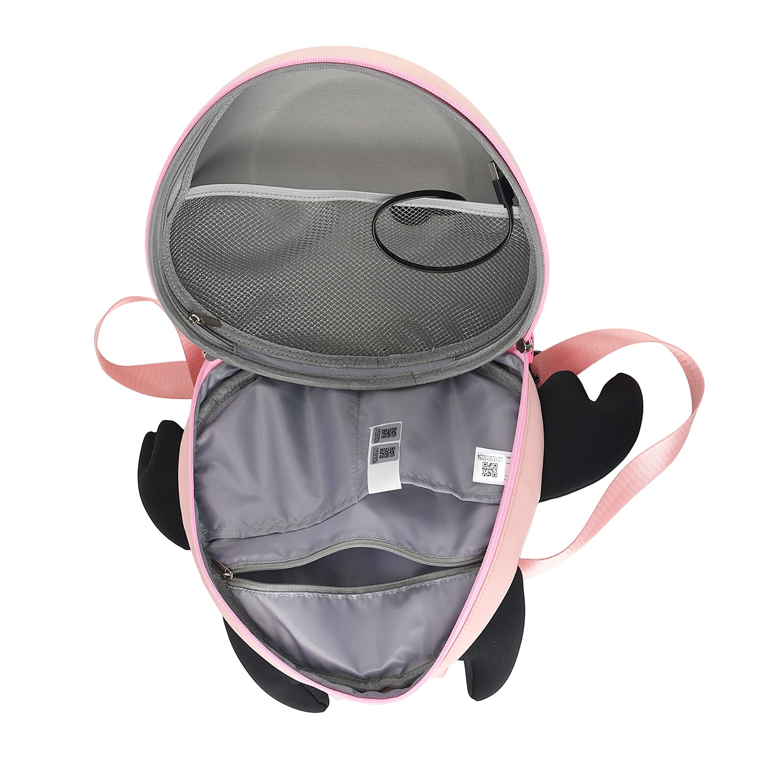 ABS Patterned Backpack (Size 27x16x26 cm) - Pink