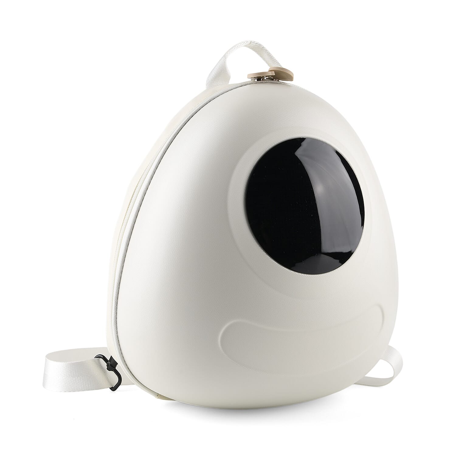 ABS Patterned Backpack (Size 27x16x26 cm) - White