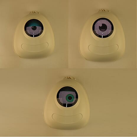 ABS Patterned Backpack (Size 27x16x26 cm) - White