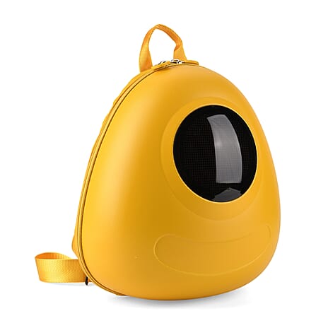 ABS Patterned Backpack (Size 27x16x26 cm) - Yellow