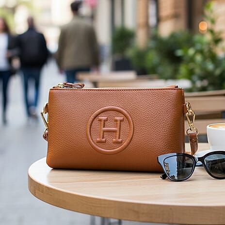 Crossbody Bag (Size - One Size) - Tan