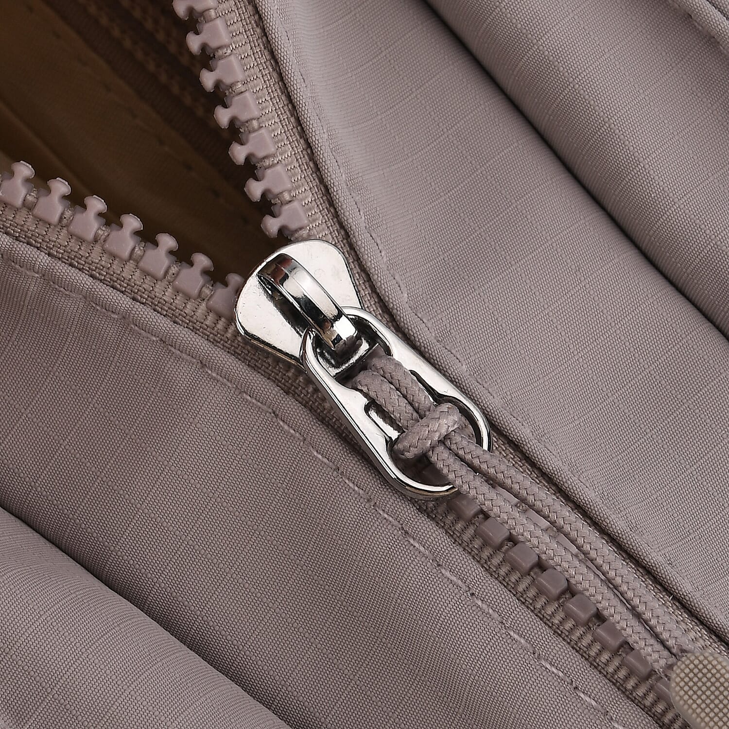 Travel Multi-Compartment Top-Handle Tote Bag with Adjustable Crossbody Strap - Light Mauve