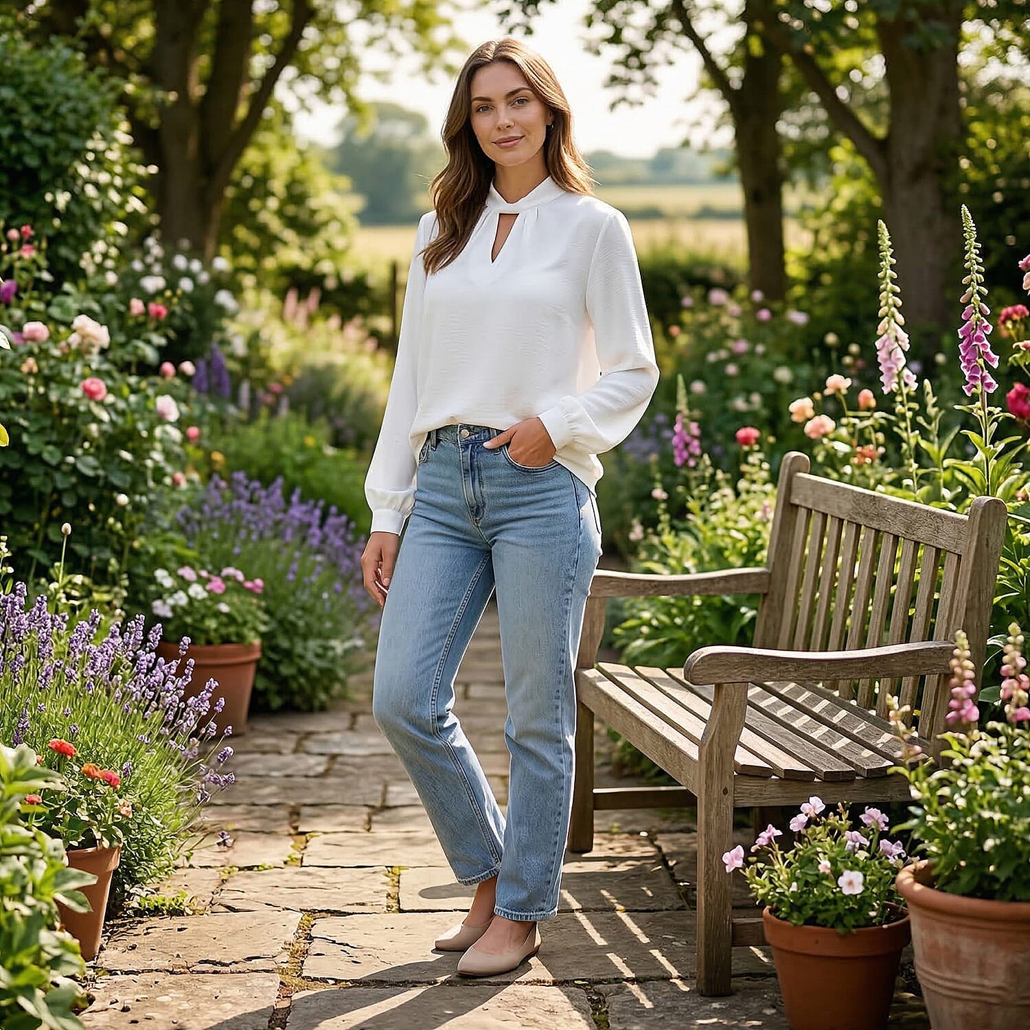 & Maisi Patterned Blouse 