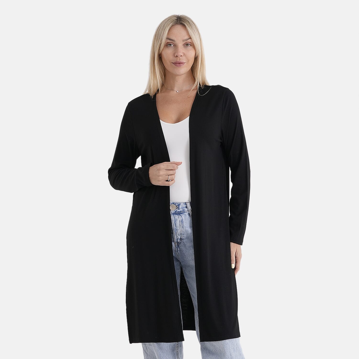 Maisi-Patterned-Cardigan-Size-One-Size-Black