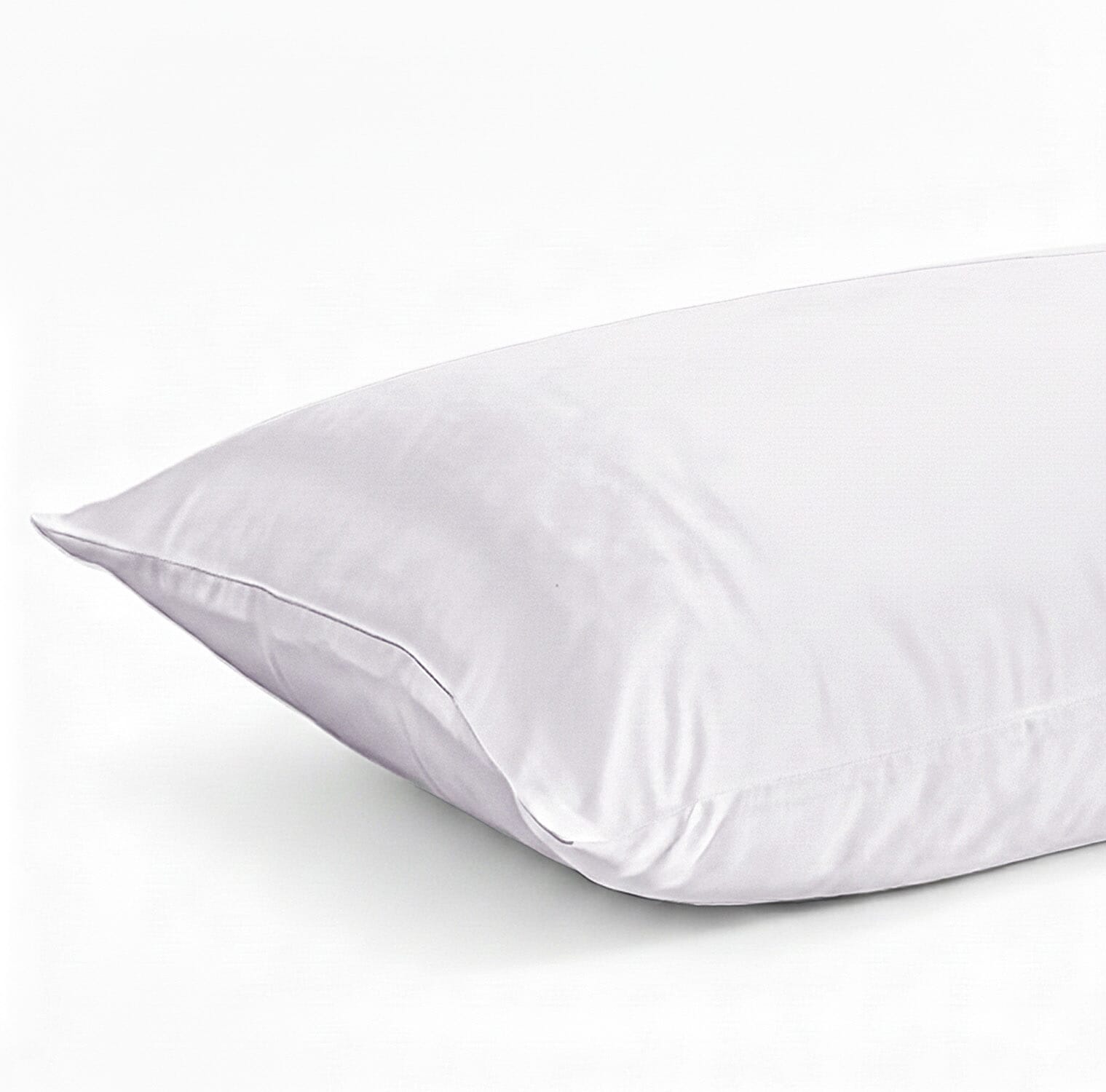 LA Marey Signature Mulberry Silk Pillow Case with Button (Size 75x50 cm) - Ivory