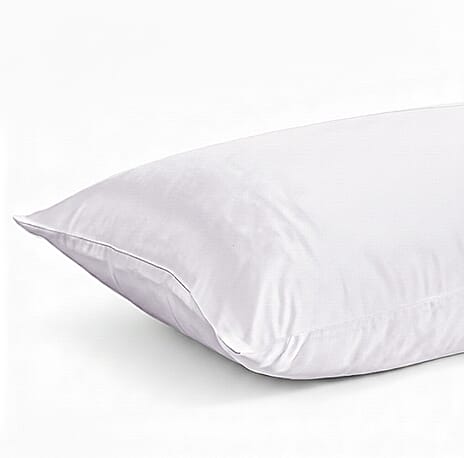 LA Marey Signature Mulberry Silk Pillow Case with Button (Size 75x50 cm) - Ivory