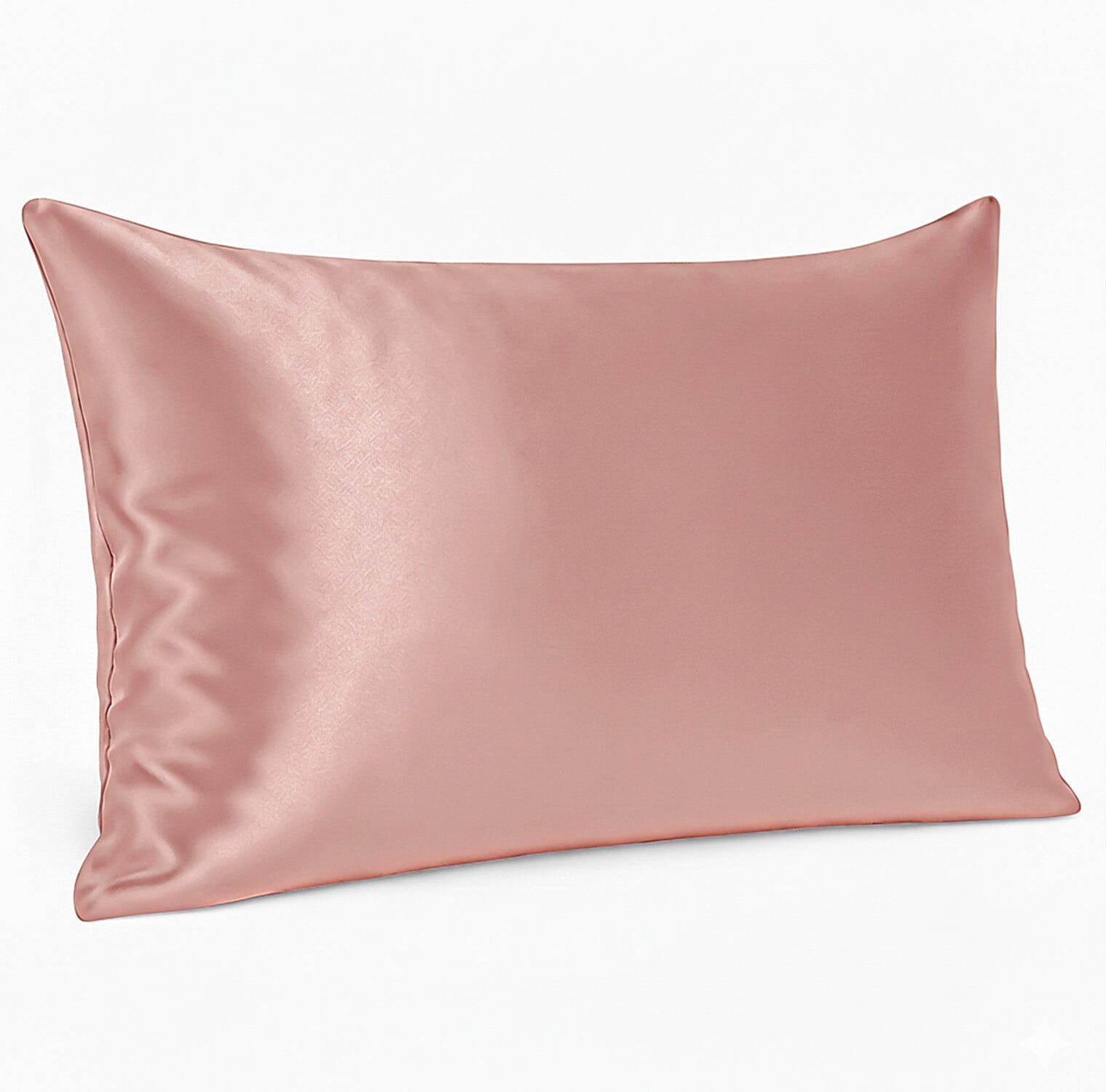 LA Marey Signature Mulberry Silk Pillow Case with Button (Size 75x50 cm) - Light pink