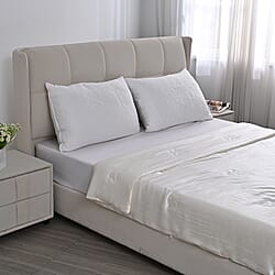 LA Marey Signature Mulberry Silk Patterned Comforter and Duvet