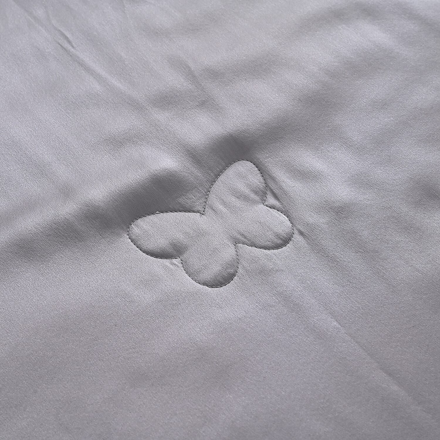 LA Marey Signature Mulberry Silk Patterned Comforter and Duvet