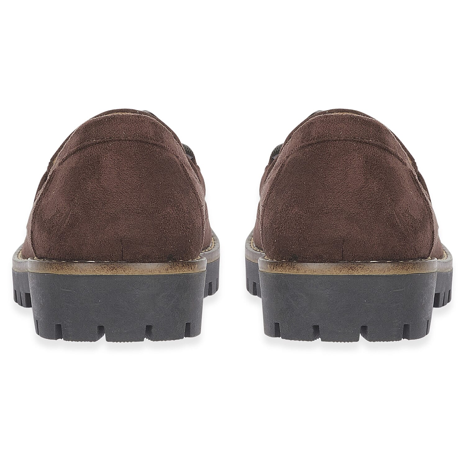 Faux Suede Adeline Loafers (Size 7) - Chocolate Brown