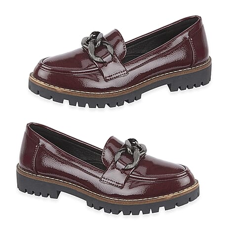 TJC Special Ladies Shoe (Size - 4) - Burgundy