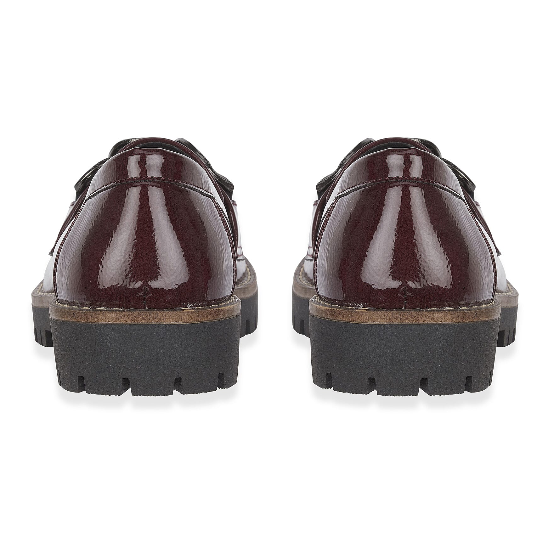 Faux Suede Adeline Loafers (Size 5) - Burgundy