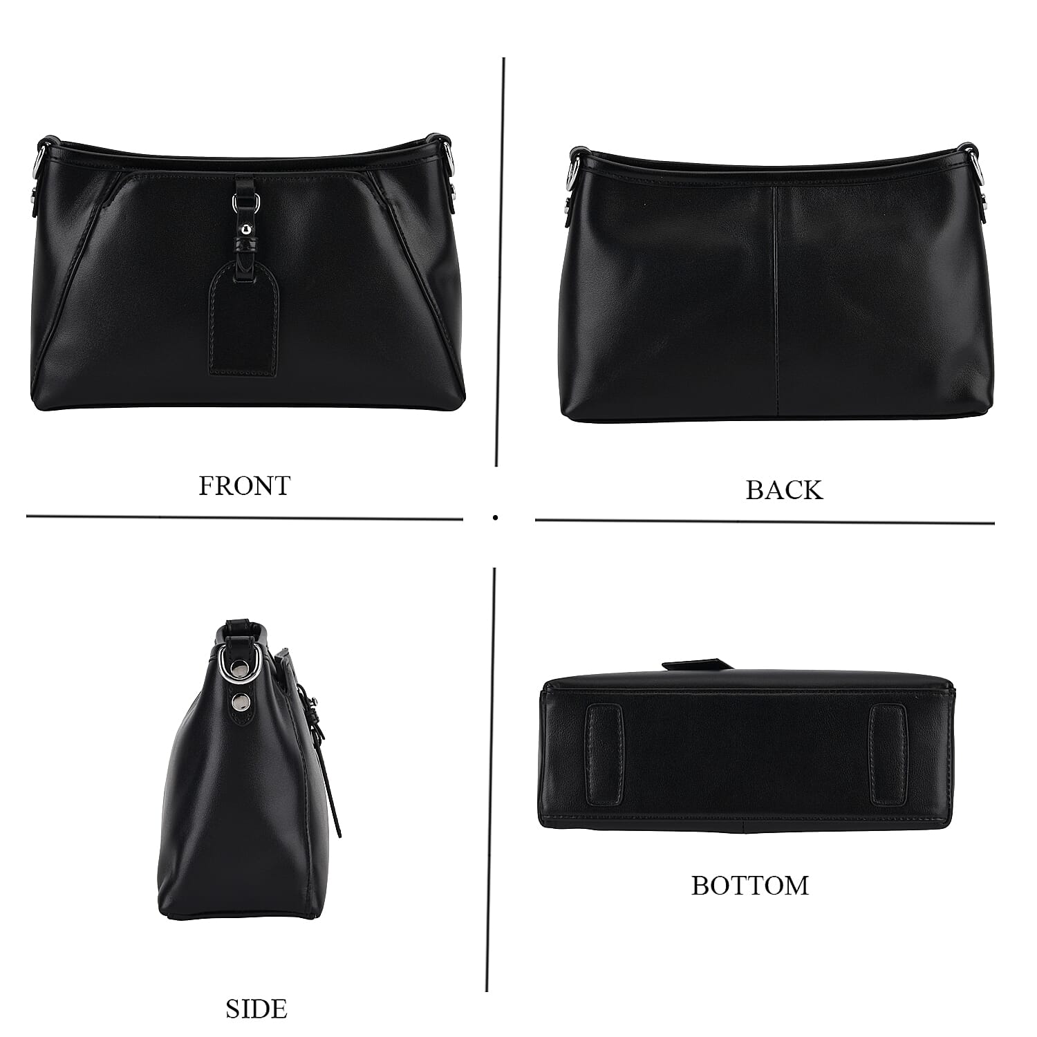 Crossbody Bag (Size - One Size) - Black