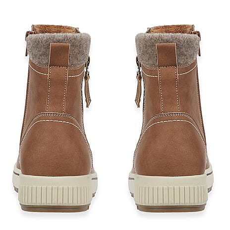 Sutton Ladies Ankle Boots (Size 4) - Cognac