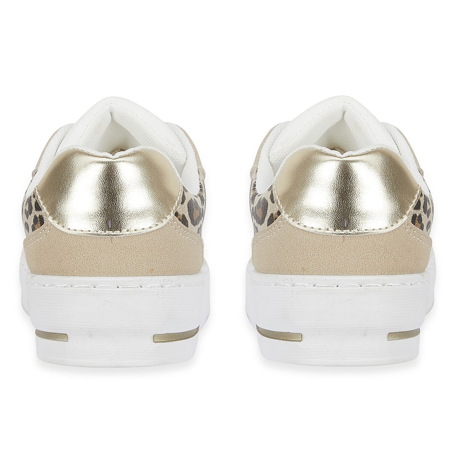 Ladies Moonstone Glitter Star Detail Sneakers