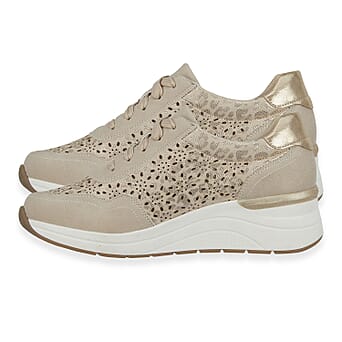 https://tjcuk.sirv.com/Products/84/1/8419468/Shoreditch-Womens-Metallic-Wedge-Lace-Up-Sneakers-With-Side-Zip-Size-4_8419468_1.jpg?w=342&h=342