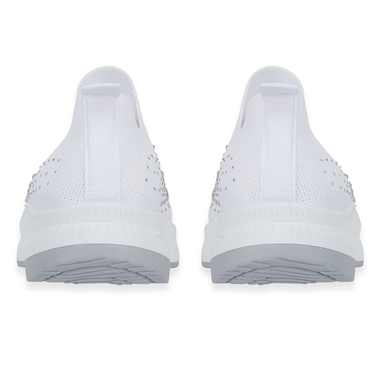 Negroni Ladies Lightweight Slip On Leisure Shoe With Decorative Diamantes