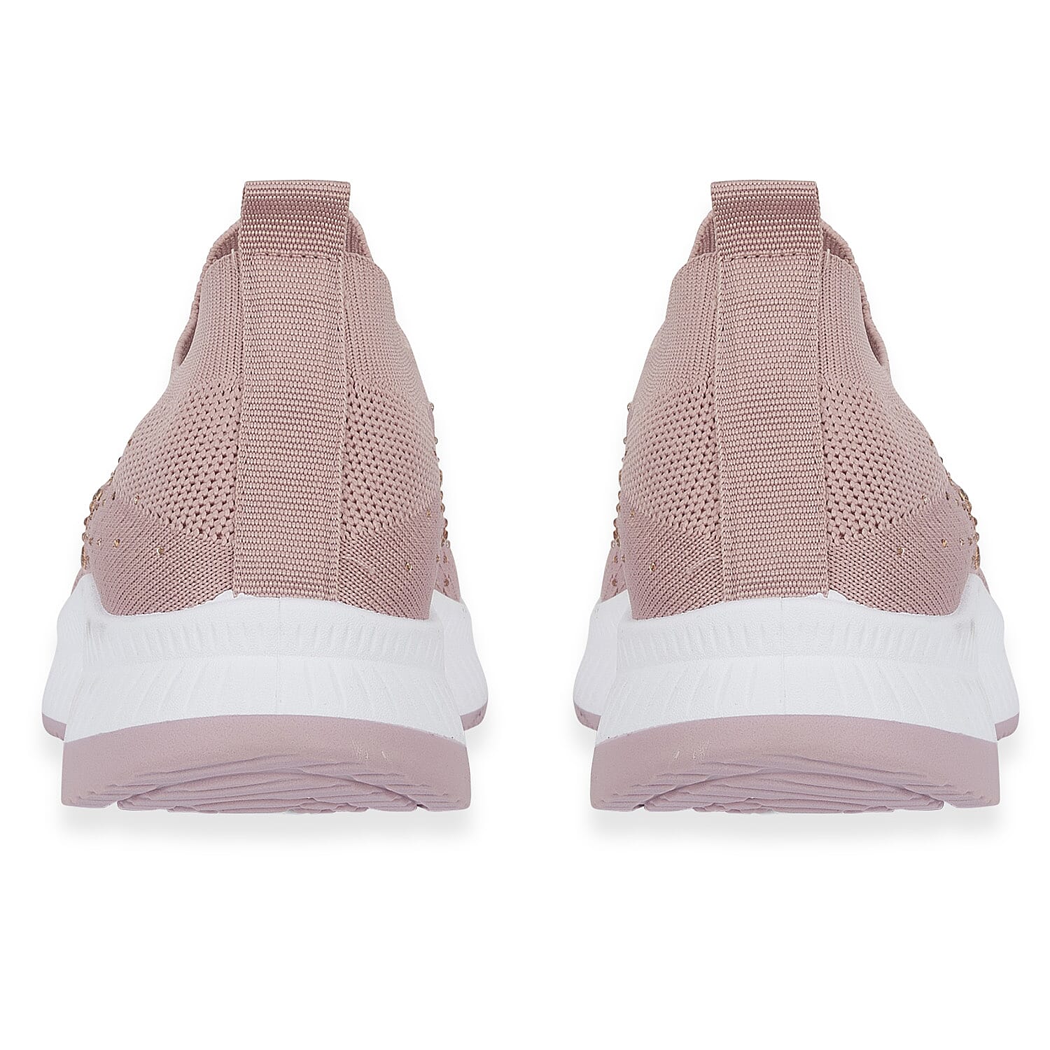 Negroni Ladies Lightweight Slip On Leisure Shoe With Decorative Diamantes