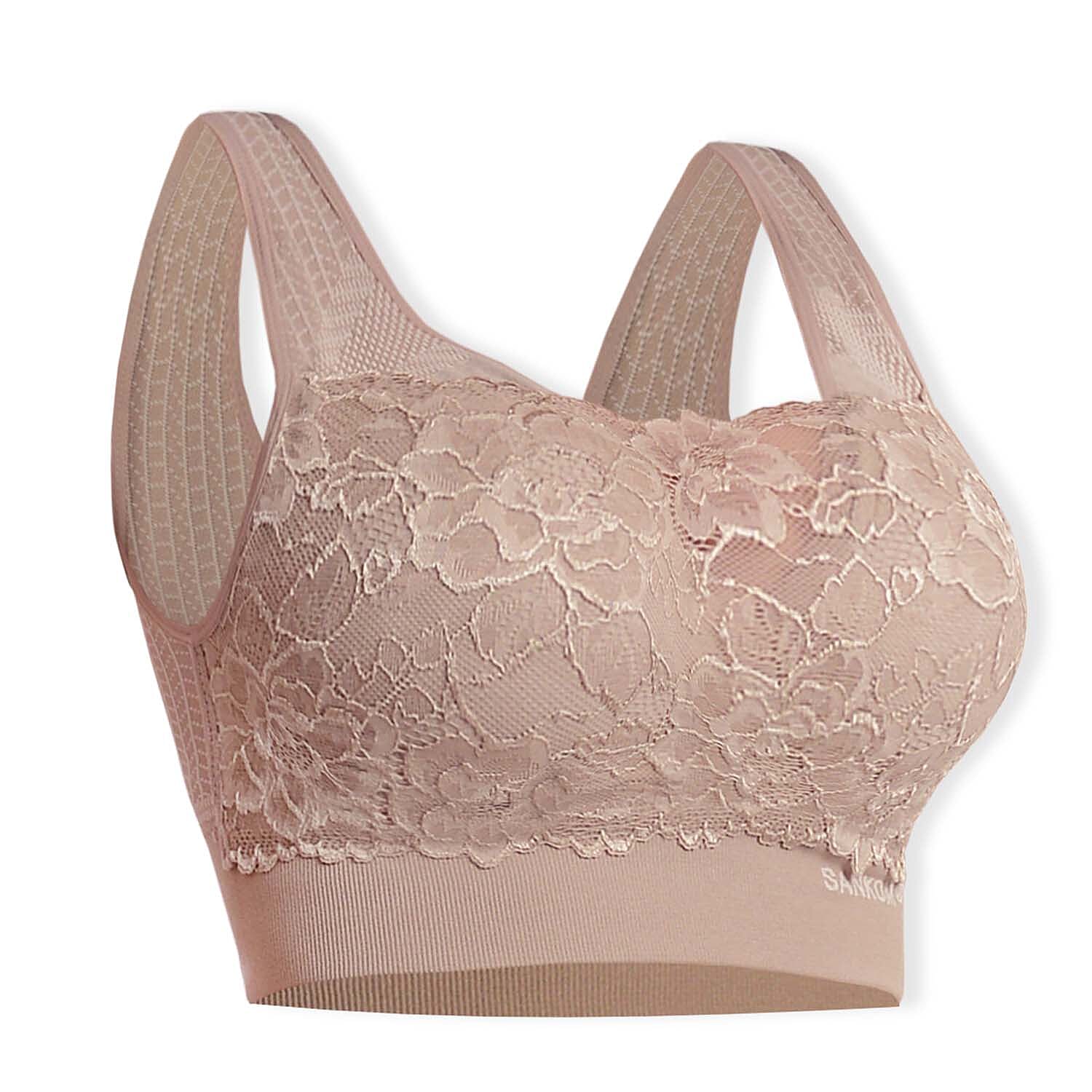 Sankom Switzerland Patent Classic Bra With Lace 