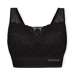 Sankom Switzerland Patent Classic Bra With Lace 