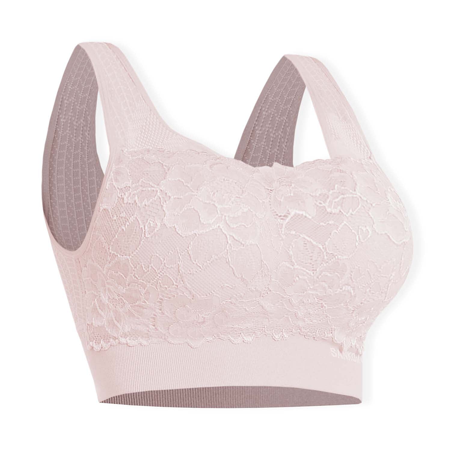 Sankom Switzerland Patent Classic Bra With Lace 