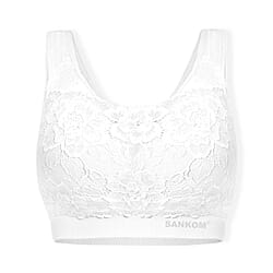 Sankom Switzerland Patent Classic Bra With Lace 