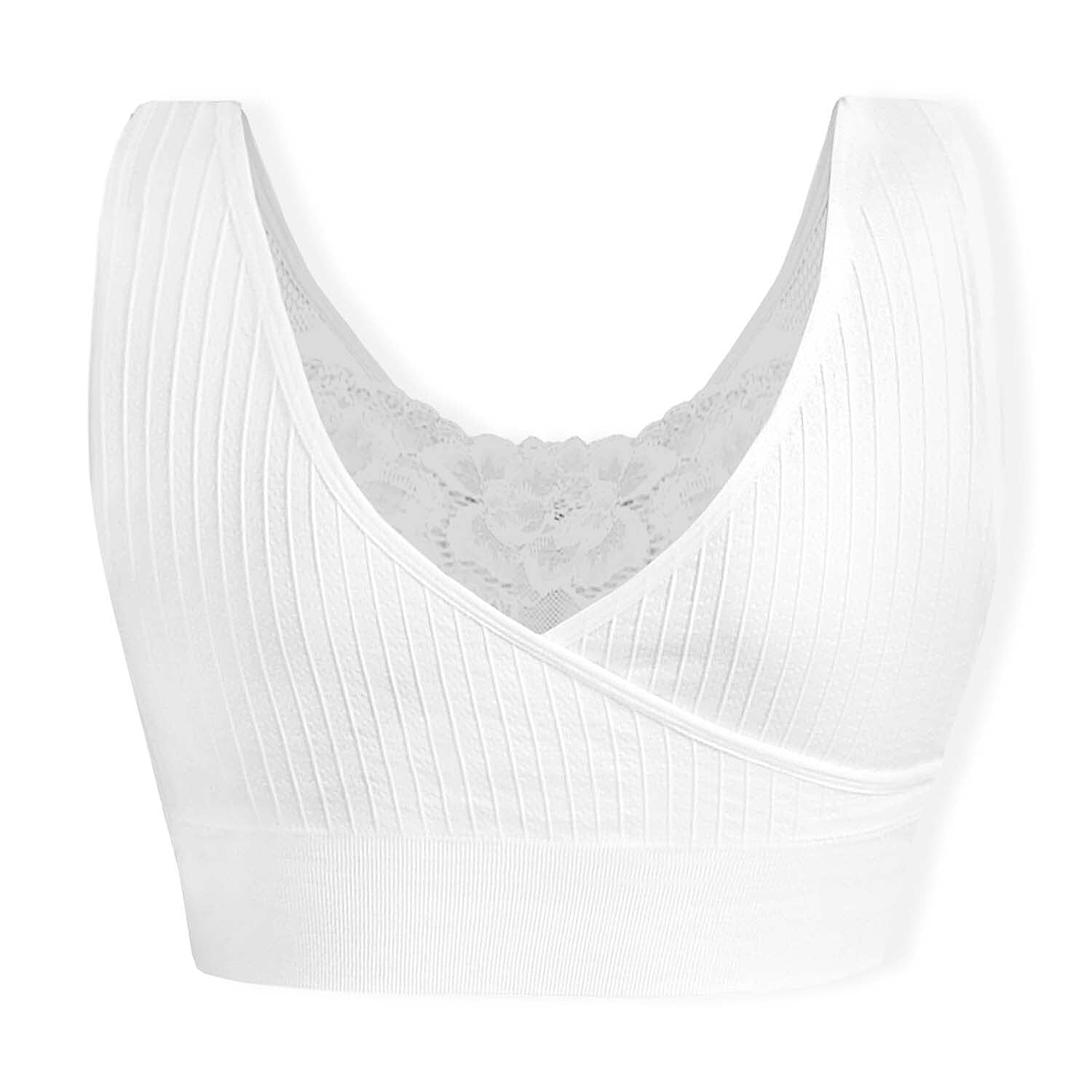 Sankom Switzerland Patent Classic Bra With Lace 