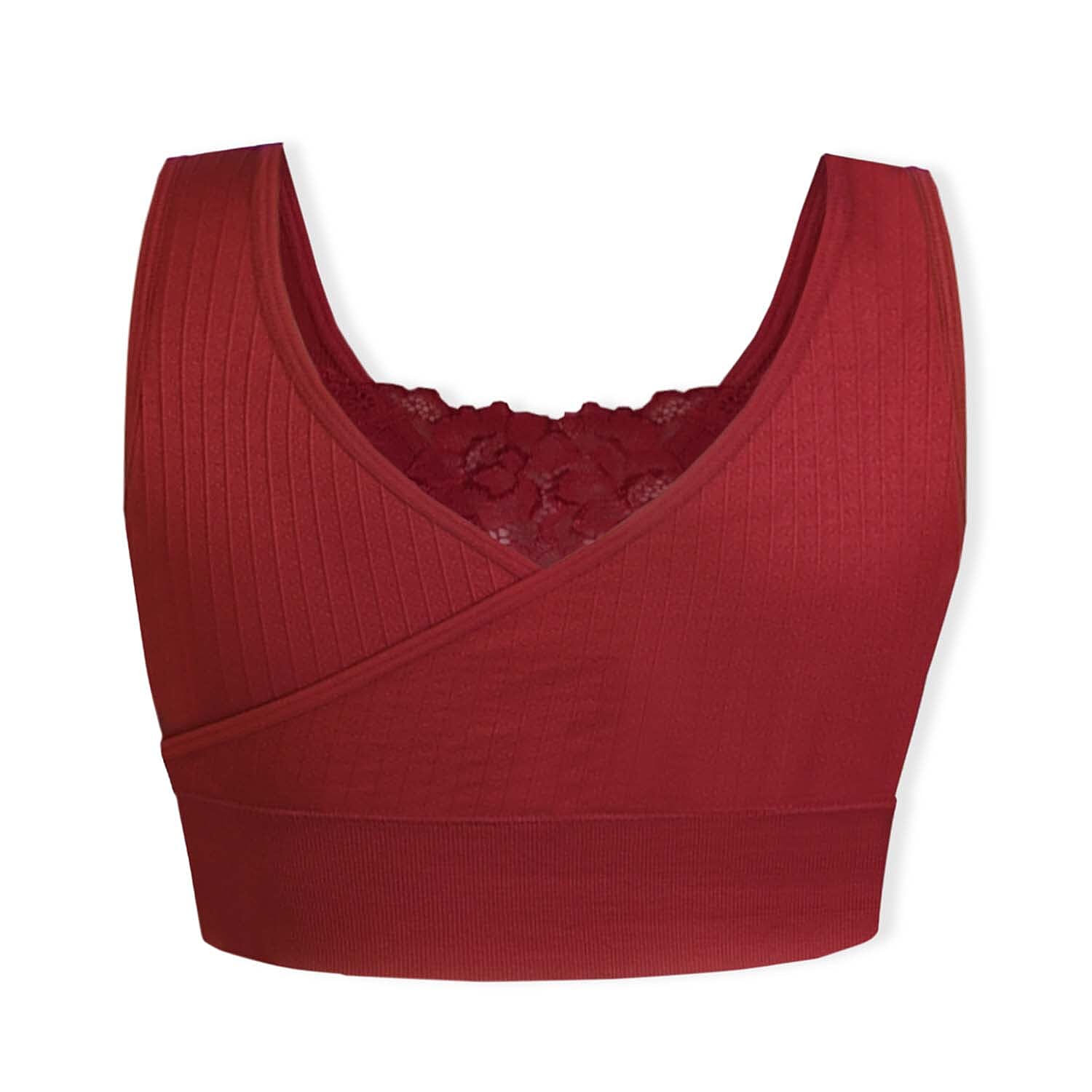 Sankom Switzerland Patent Classic Bra With Lace 