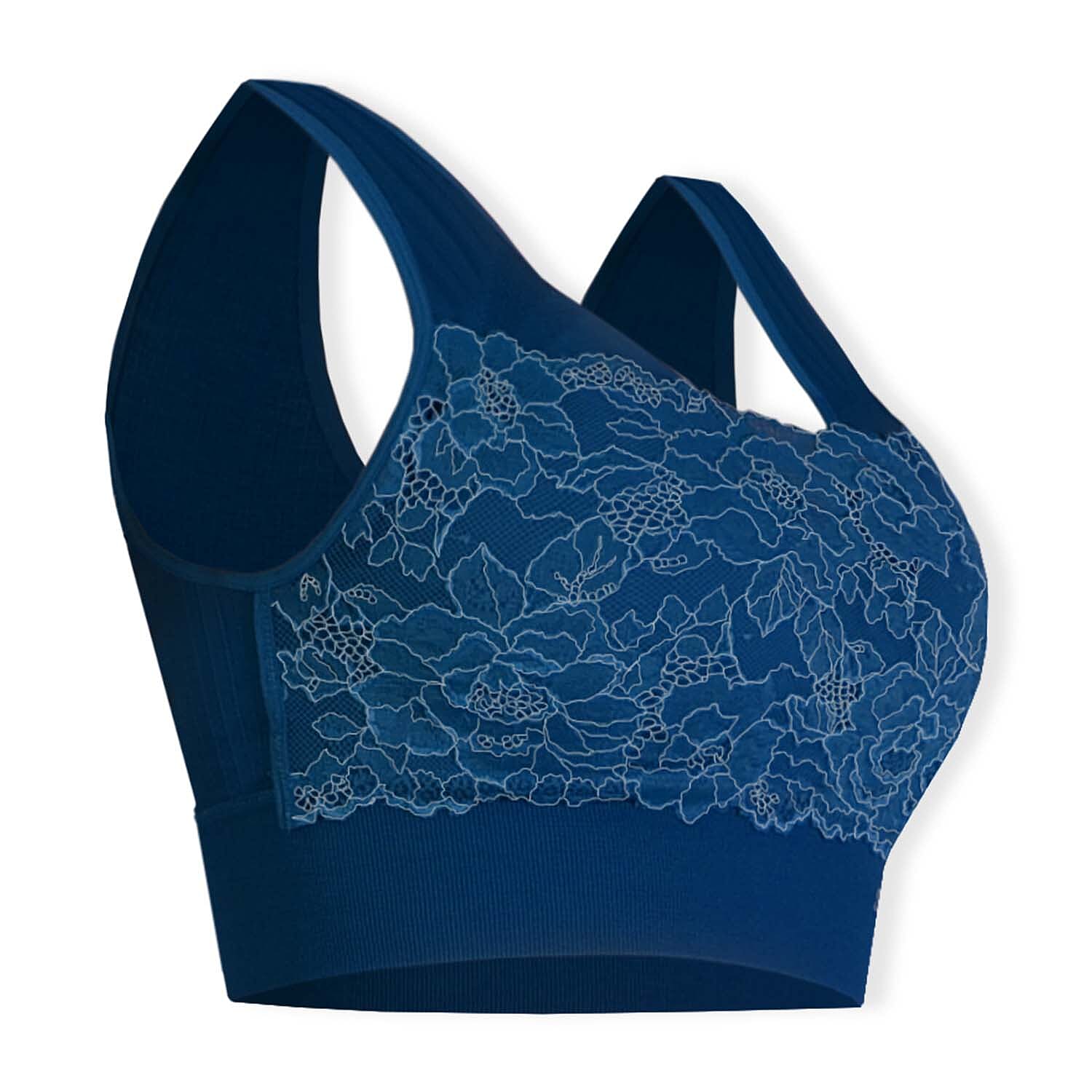 Sankom Switzerland Patent Classic Bra With Lace 